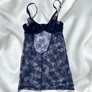 90s grunge fairy whimsigoth lace babydoll tank dress